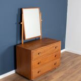Commode vintage restaurée Ercol Windsor modèle 483 avec miroir