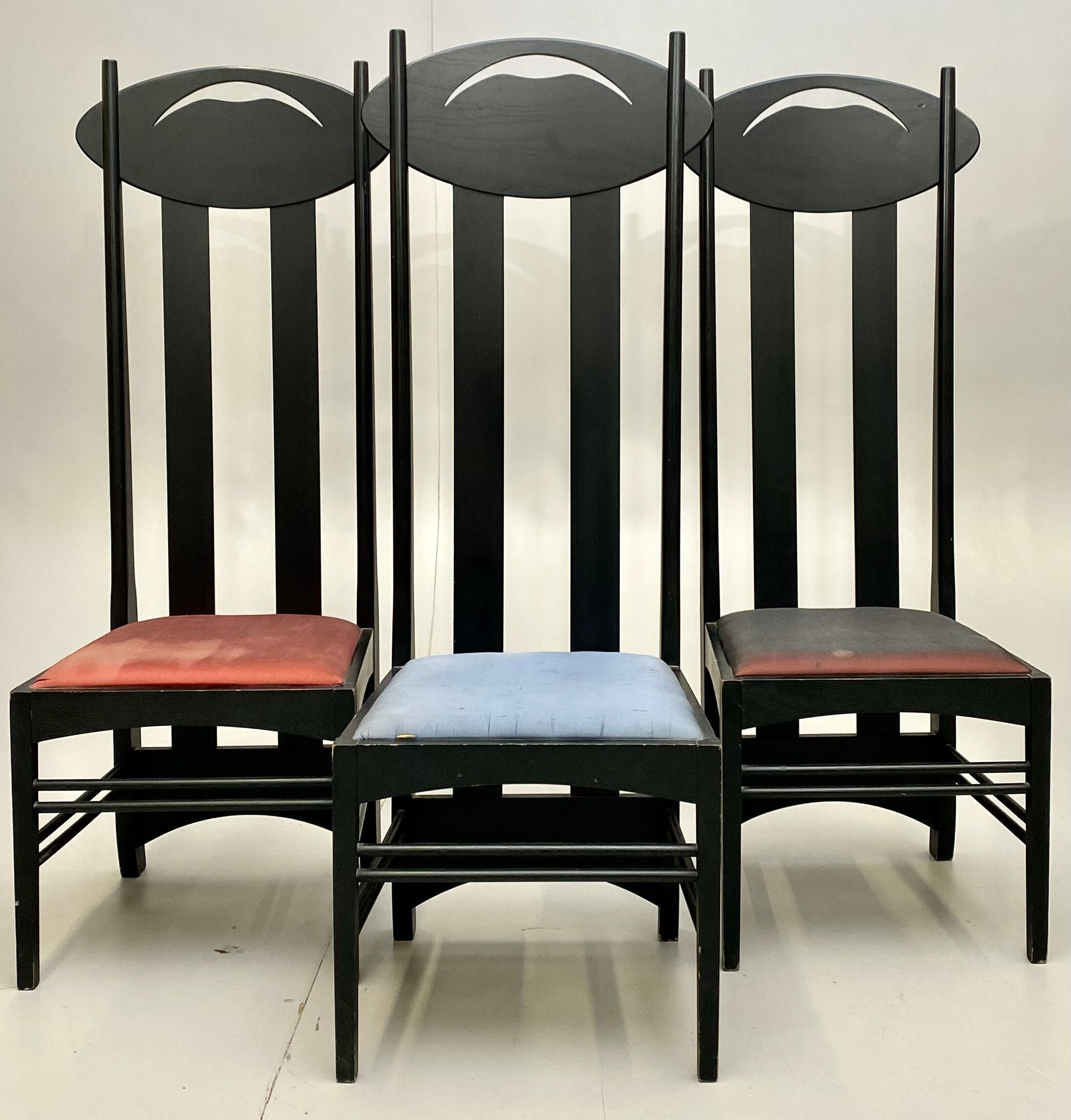3 chairs Argile by Rennie Macintosh