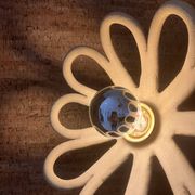 Ceramic flower suspension in stoneware - French craftsmanship