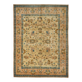 Tapis Oushak en laine noué à la main turc 282 cm x 370 cm