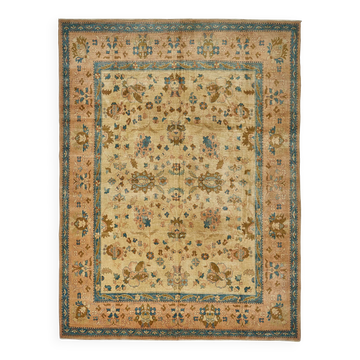 Turkish Handknotted Wool Oushak Rug 282 cm x 370 cm