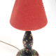 Wooden bedside lamp