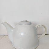 Small white porcelain teapot