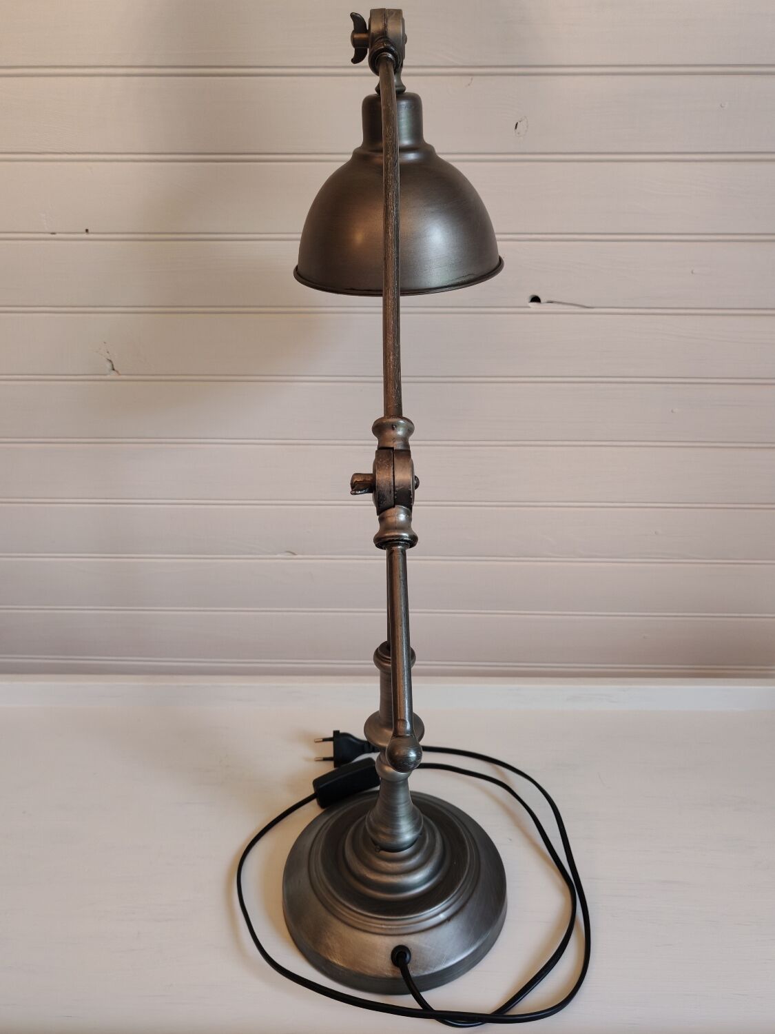 Industrial style desk lamp