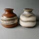 Pair of Germany vases, natural tones