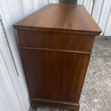 Commode Louis-Philippe en Ronce de Noyer – Fin XIXe