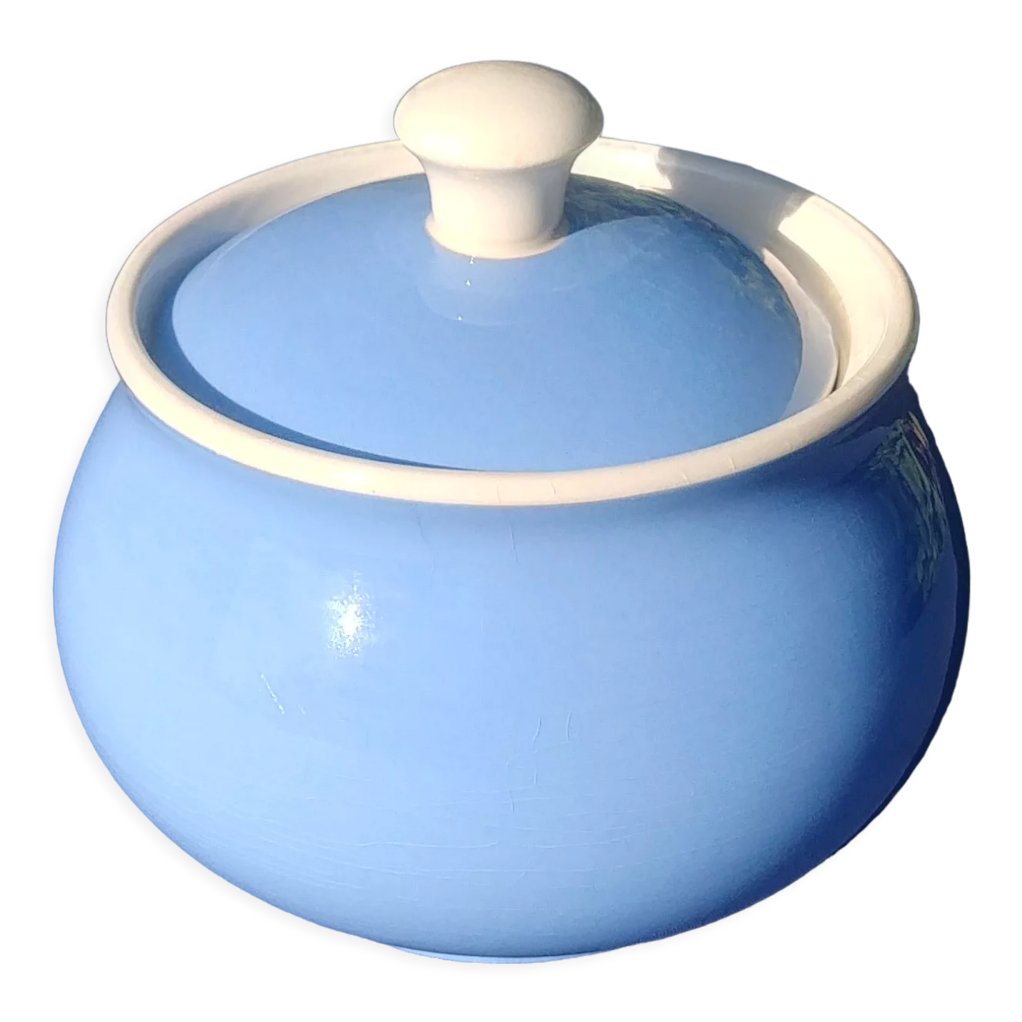 Sweeten Villeroy & Boch Mettlach Vintage soft blue color 50s/60s