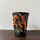 Vintage 1960s-70s ocean rock-style fat lava vase