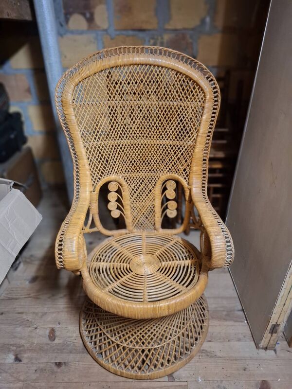 Fauteuil en rotin emmanuelle