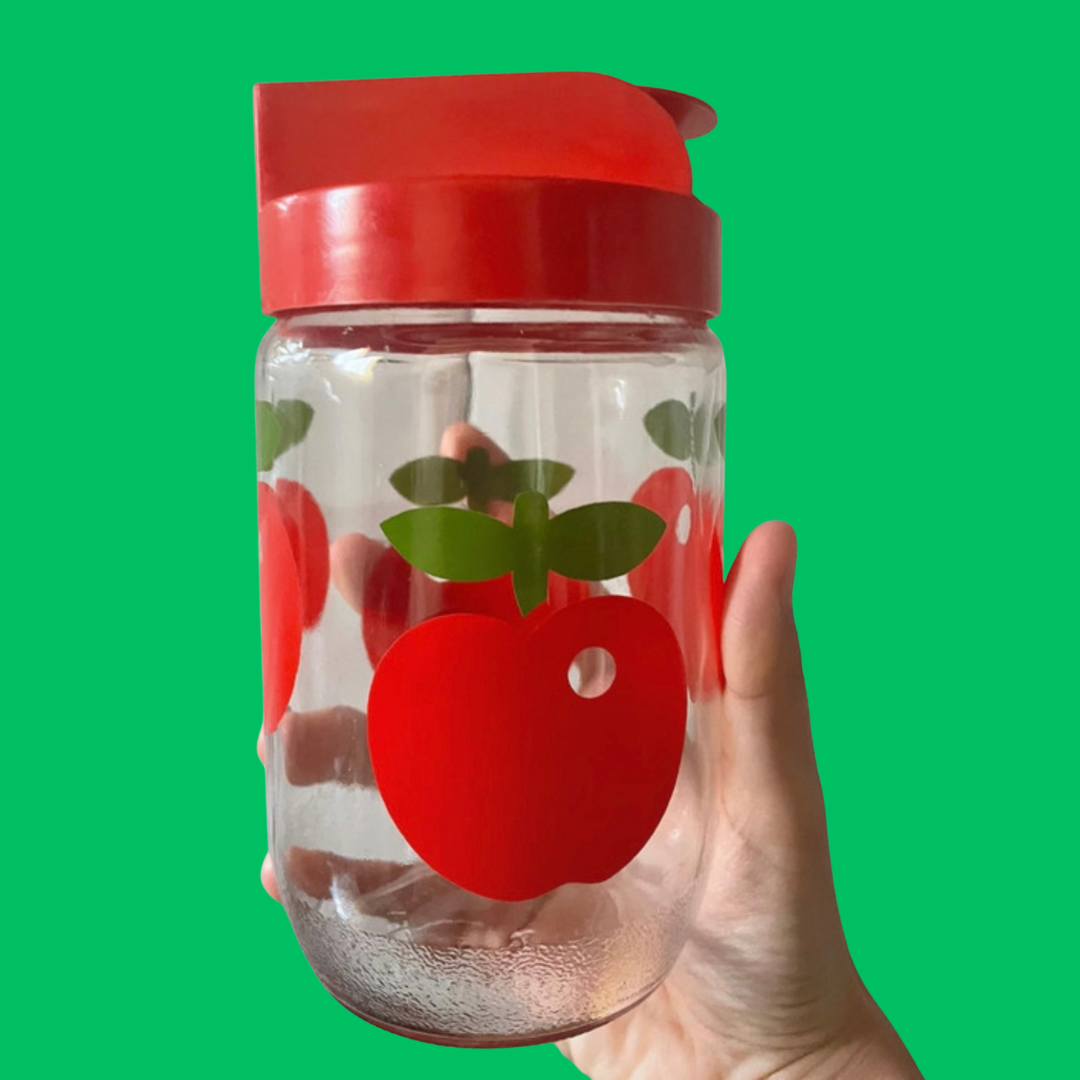 Vintage Henkel glass jar