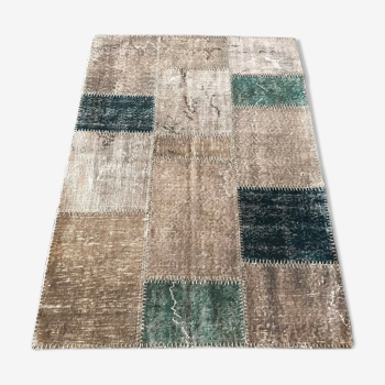 Modern turkish patchwork carpet