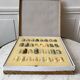 Jeu d'échecs en marbre vintage années 60