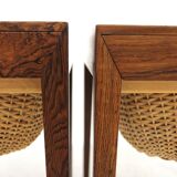 Set of 2 rosewood workers, Severin Hansen, Haslev Møbelfabrikk, Denmark, 1960