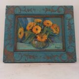 Tableau de fleurs ancien