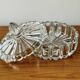 Vintage Glass Trinket Bowl with Lid