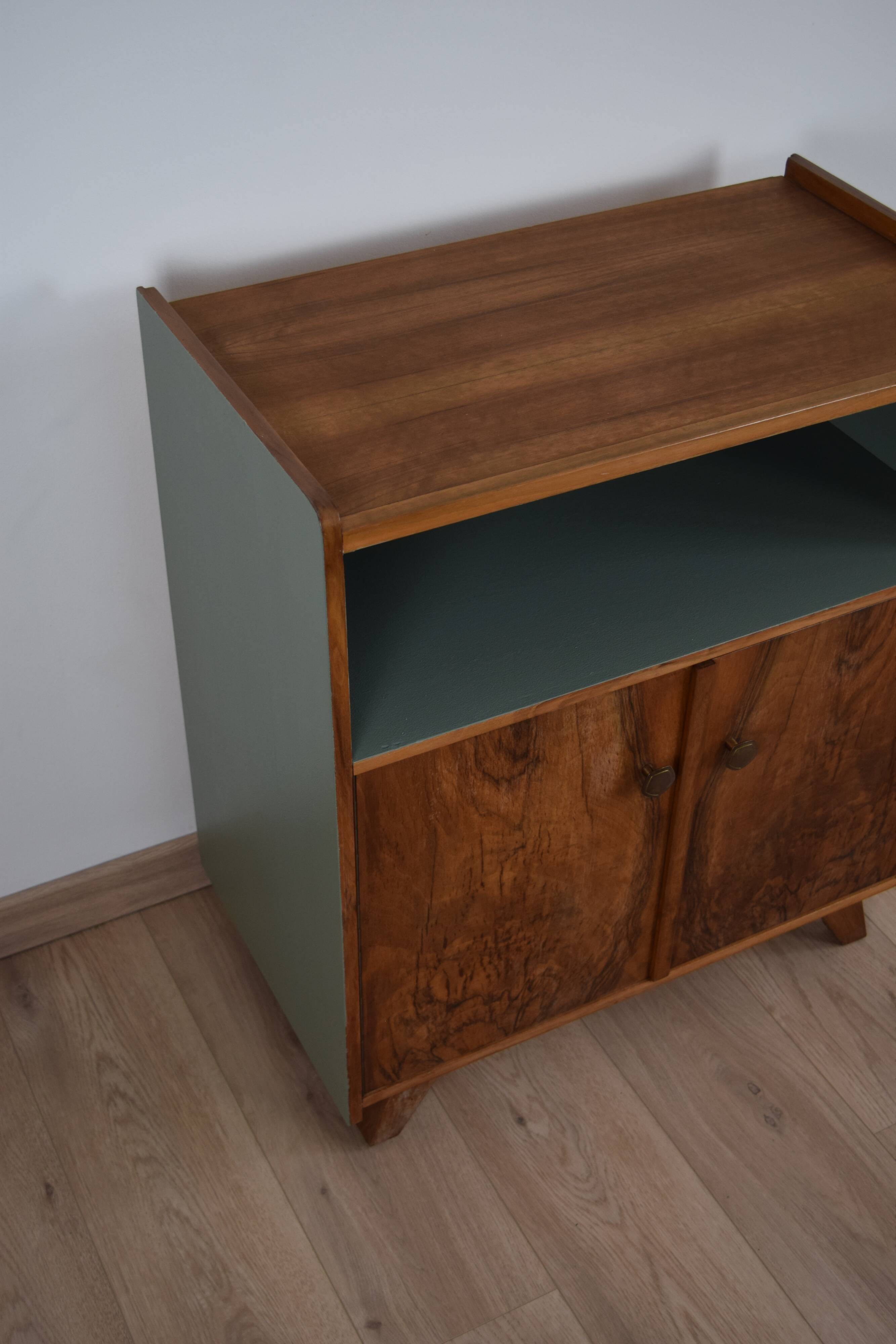 Buffet wood and green geko