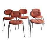 Set 5 chaises steelcase Strafor