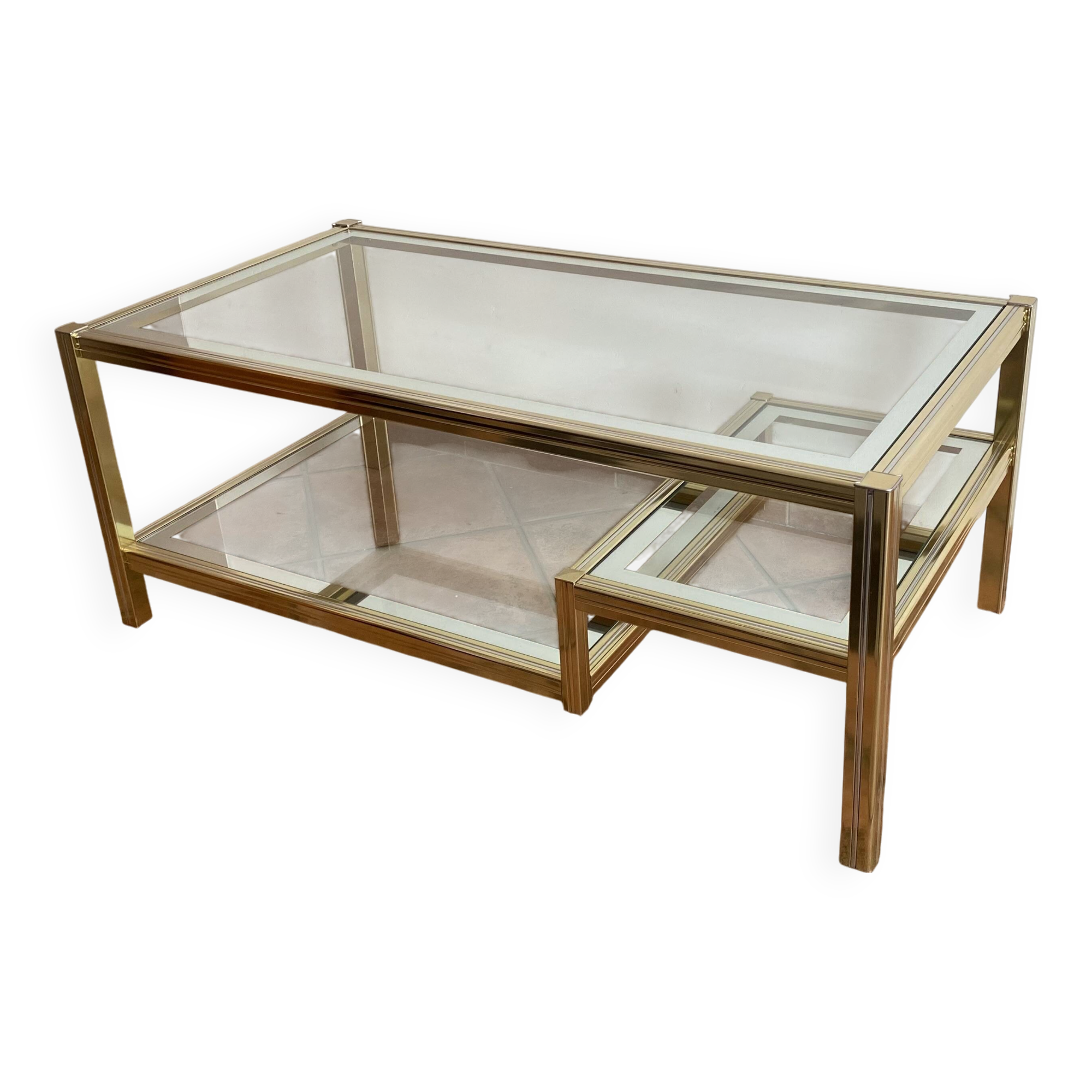 Roche Bobois coffee table. 1970. Hollywood Regency. 110x75