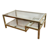 Table basse Roche Bobois. 1970. Hollywood Regency. 110x75