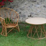 Rattan child chair