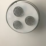 Round ceiling lamp white and grey Raak Holland