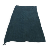 4x8 Deep Blue Decorative Turkish Kilim Rug, 128x235 Cm