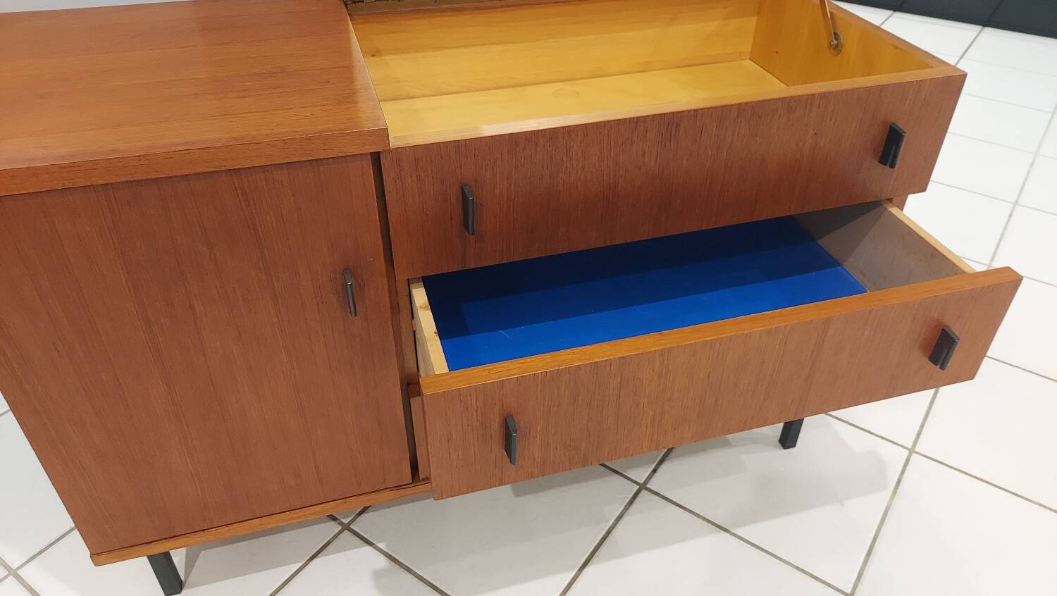 Vintage teak chest of drawers, 1970s