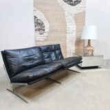 Vintage 2-seater leather sofa BO-583 1960s