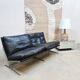 Vintage 2-seater leather sofa BO-583 1960s