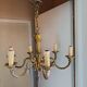 Lustre Louis XV en bronze doré – 6 feux – électricité refaite