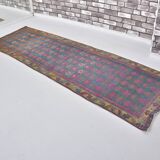 Geometric Design Oushak Runner Rug sku 2540