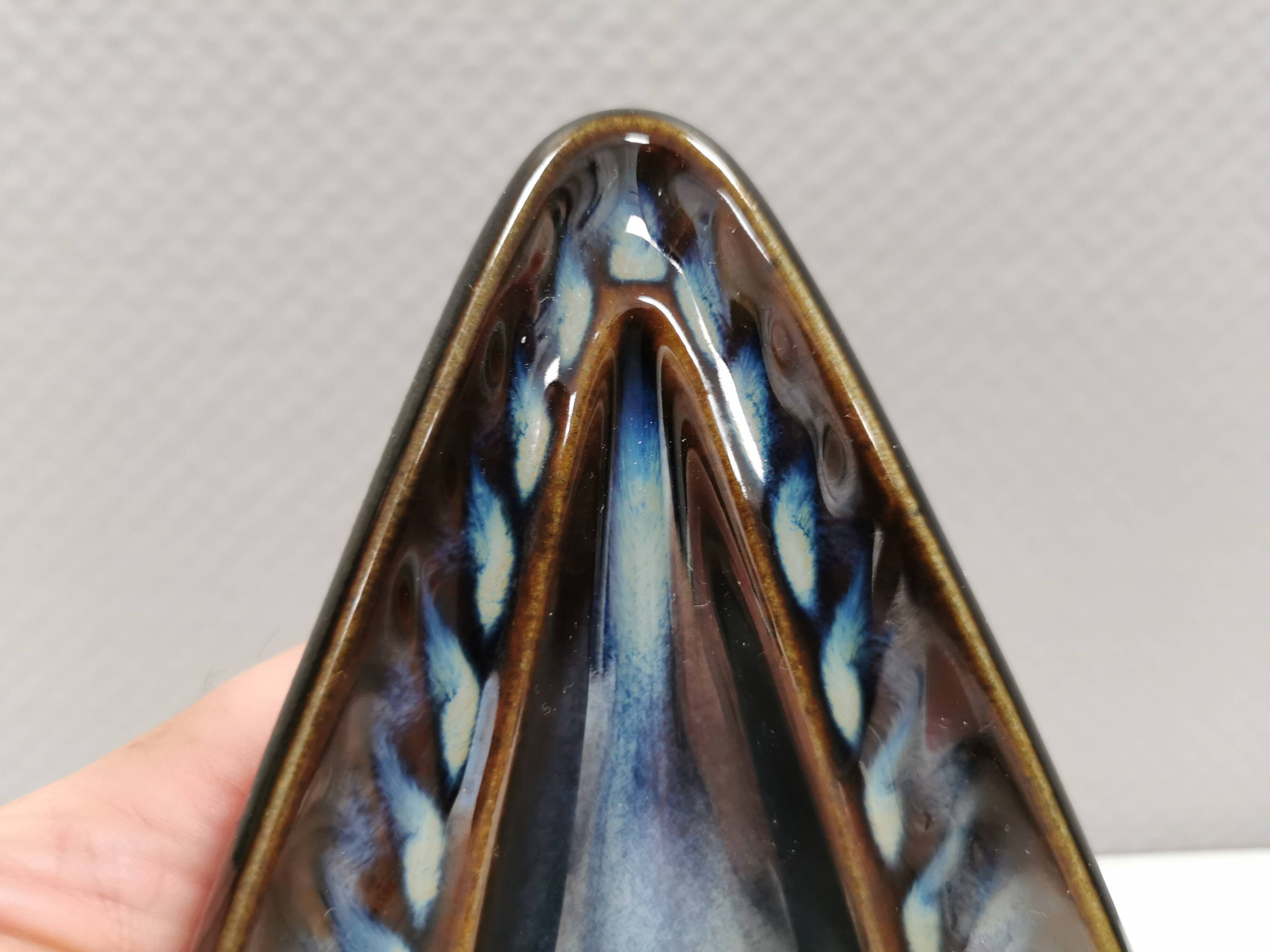 Søholm wall candlestick made of ceramic and in blue colors/shades 1960s