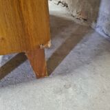 Vintage bookcase foot compass