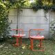 Pair of Gae Aulenti armchairs for Prisunic