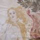 French silk embroidery Art Deco Sandro Botticelli "The Birth of Venus" 1930