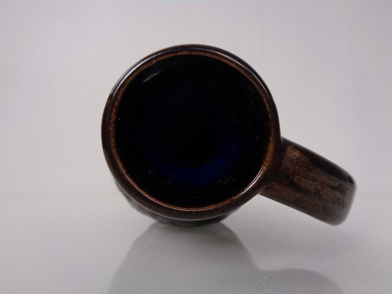 Purple & Gold Lava 321/3 Ceramic Vase from Ruscha, 1960s