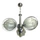 Space Age 3-light Sputnik chandelier
