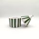 Bohemian style ceramic bowl with lid