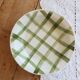 Vintage hollow round serving dish - Green Tablecloth model