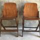 Pair of folding US chairs 2nd World War American Seating co Grand Rapids - 1940