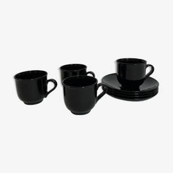 4 tasses à café Arcoroc