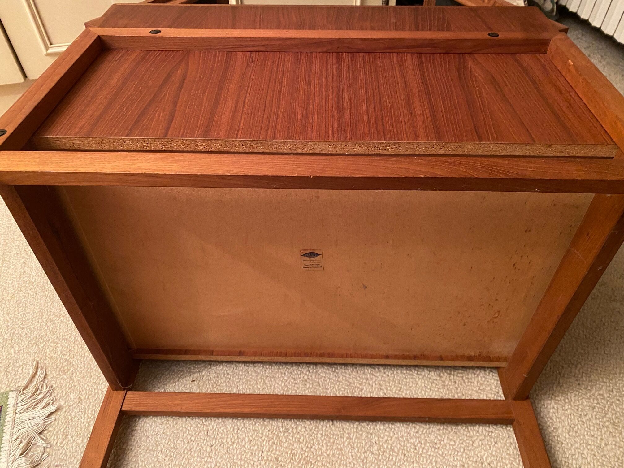 Furniture wooden rolling bar box