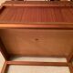 Furniture wooden rolling bar box