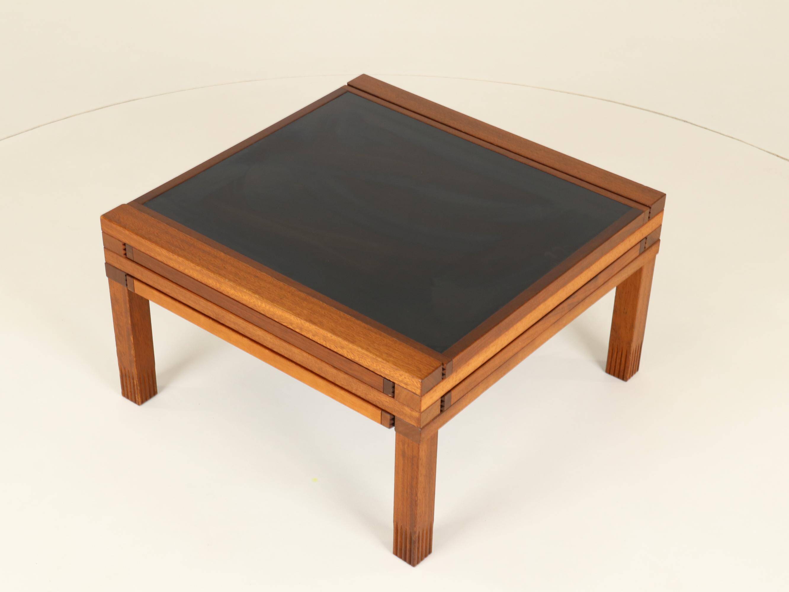 Coffee table model PAR 4 by Bernard Vuarnesson, Italy, 1970s