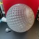 Holophane ball suspension chandelier 1970 vintage