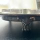 Vintage French-style serving set with 4 cut glass bowls
