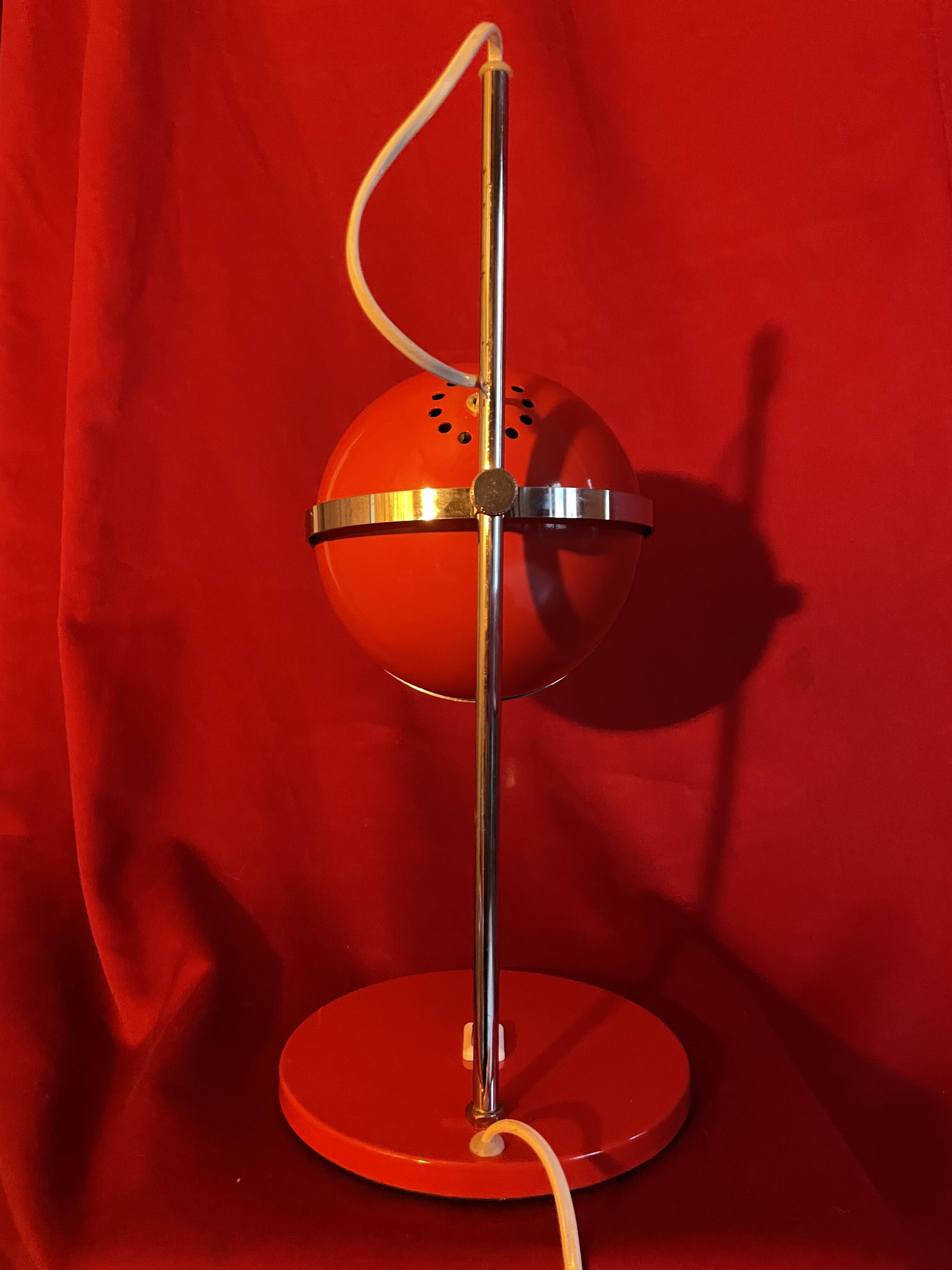 Large Eyeball lamp, vintage, from the 70s