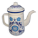 vintage blue and white enamel coffee or teapot