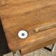 Renovated antique desk with inkwell