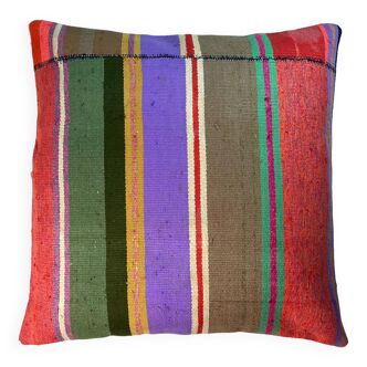 Vintage turkish kilim cushion cover